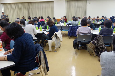 1.27小矢部市医師会「おやべ　これからの在宅療養を考える集い」～自分らしい最期を生きるために考えてみよう～参加報告